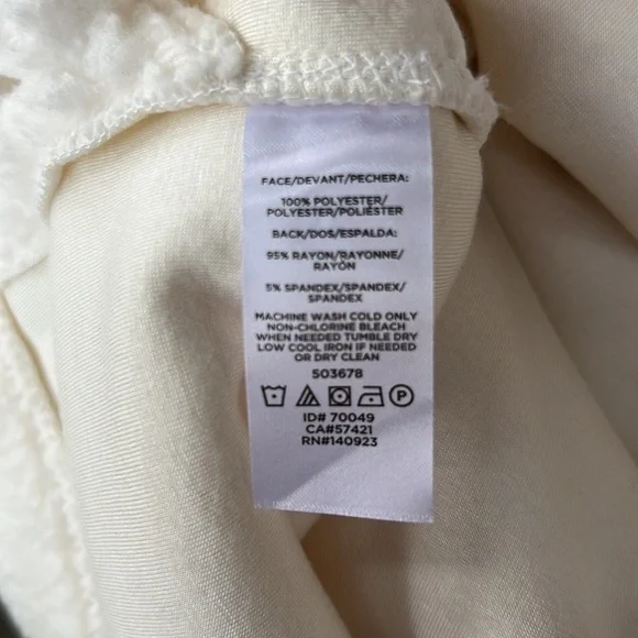 NWT Loft Sherpa hoodie long sleeve Sweatshirt. Small - Picture 4 of 4